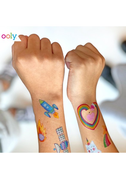 Ooly Tattoo Palooza Geçici Dövme Seti - Over The Rainbow
