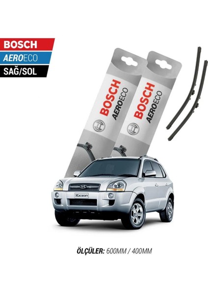 Hyundai Tucson 2010 Model Bosch Aeroeco Muz Silecek Takımı