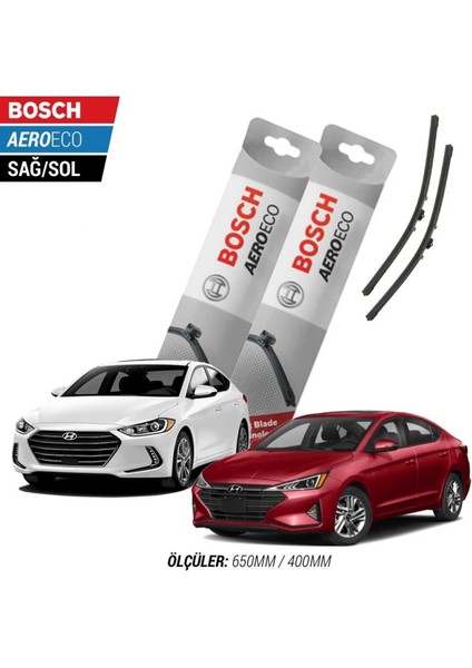 Hyundai Elantra 2018 Model Bosch Aeroeco Muz Silecek Takımı