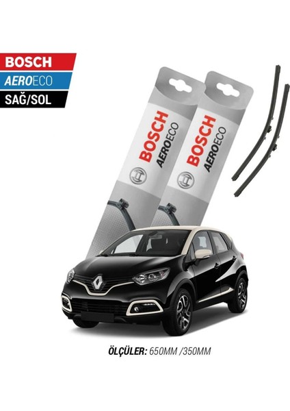 Renault Captur 2014 Model Bosch Aeroeco Muz Silecek Takımı
