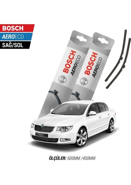 Skoda Superb 2012 Model Bosch Aeroeco Muz Silecek Takımı