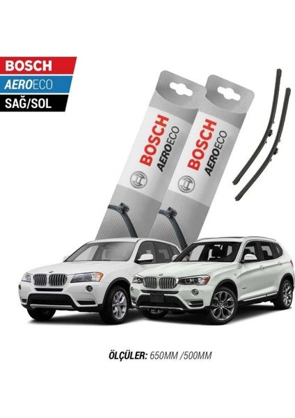 Bmw X3 F25 2011 Model Bosch Aeroeco Muz Silecek Takımı