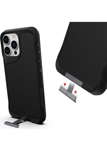 Apple iPhone 15 Pro Max Kılıf Magsafeli Standlı Ultra Korumalı T-Max Kapak