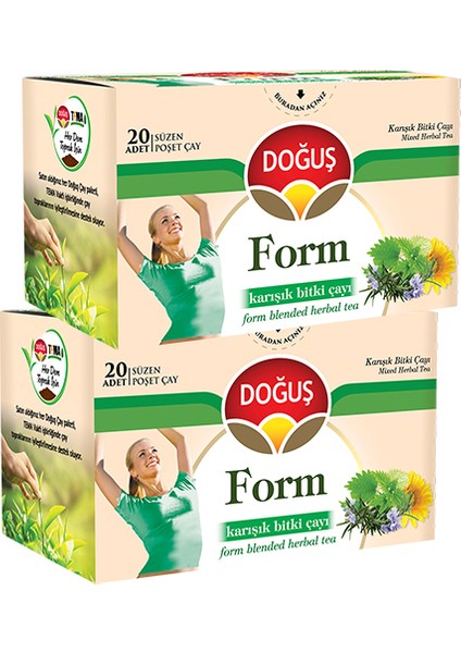 Form Karışık Bitki Çayı 20 Süzen Poşet (30 Gr), 2 Adet