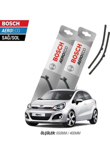 Kia Rio 2017 Model Bosch Aeroeco Muz Silecek Takımı
