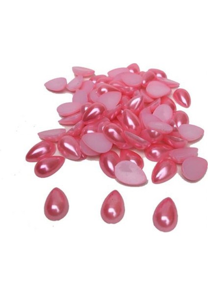 Yarım Inci Damla Modeli 10 mm - 880'LI Pembe