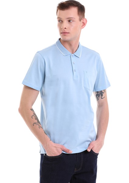 Mavi Regular Fit Cepli Polo Yaka Merserize Pamuk T-Shirt