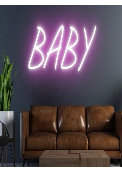 Baby Yazılı Neon Tabela