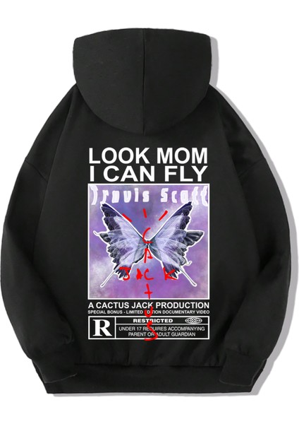 Unisex Çocuk Travis Scott Cactus Jack Hoodie