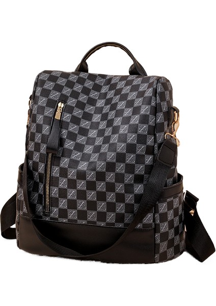 Sırt Çantası Şık Rahat Çift Amaçlı Alt Değiştirme Çantası Büyük Kapasiteli Kadın Sırt Çantası (Yurt Dışından)