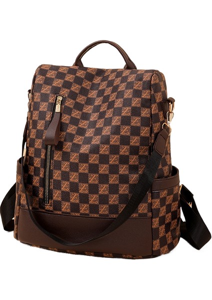 Sırt Çantası Şık Rahat Çift Amaçlı Alt Değiştirme Çantası Büyük Kapasiteli Kadın Sırt Çantası (Yurt Dışından)