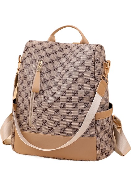 Sırt Çantası Şık Rahat Çift Amaçlı Alt Değiştirme Çantası Büyük Kapasiteli Kadın Sırt Çantası (Yurt Dışından)