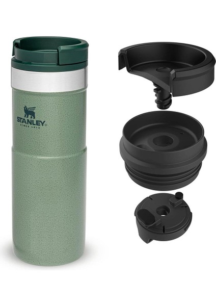 The Neverleak Travel Termos 0.47 L Hammertone Green