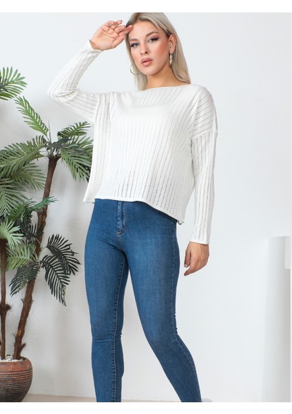 Uzun Kollu Ajurlu Bluz