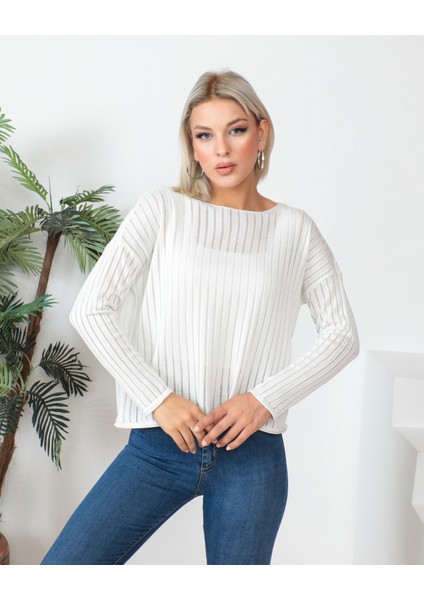 Uzun Kollu Ajurlu Bluz fiyatları