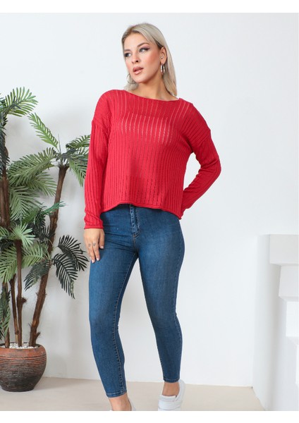 Uzun Kollu Ajurlu Bluz