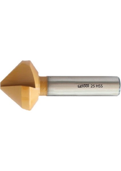 40MM Bucovice DIN335C Hss NB-335 Tin 3 Ağız 90° Havşa Freze