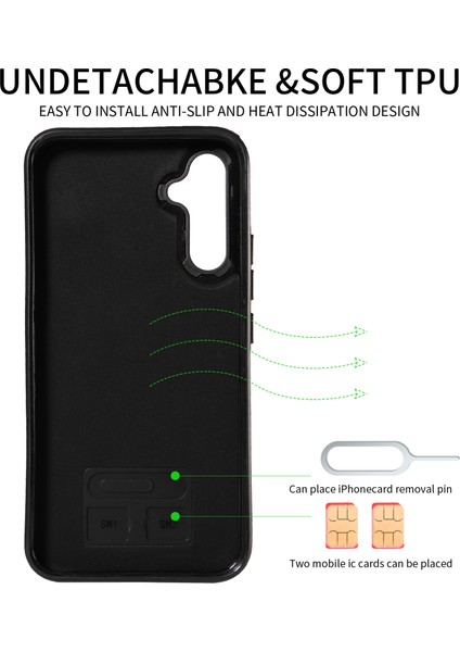 Cool-M Case Samsung Galaxy A34 Telefon Kılıfı (Yurt Dışından)