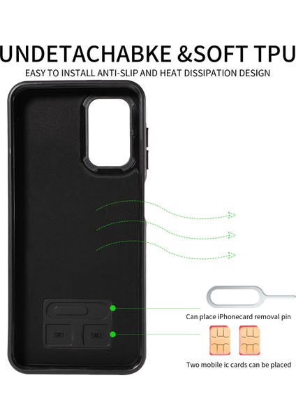 Cool-M Case Samsung Galaxy A13 Telefon Kılıfı (Yurt Dışından)