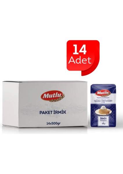 Paket İrmik 500 gr 14'lÜ