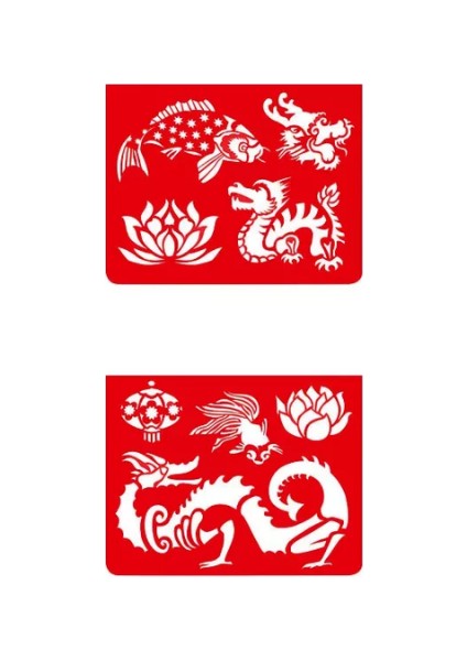 Resim Boyama Şablonları - Asia