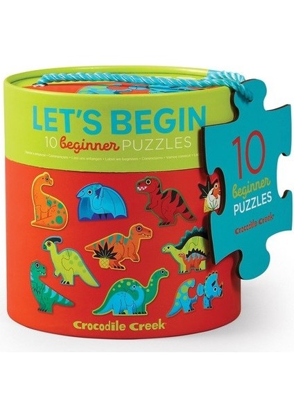 Crocodile Creek İlerleyen Puzzle - Dinozorlar