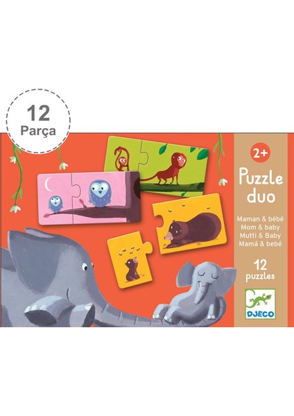 İkili Puzzle/ Duo Mom Baby