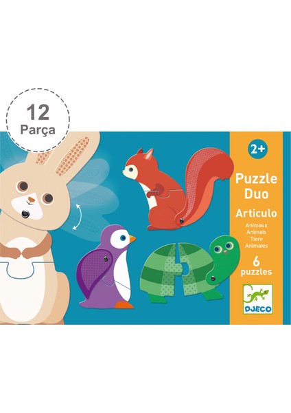 İkili Puzzle - Articulo Animals modelleri