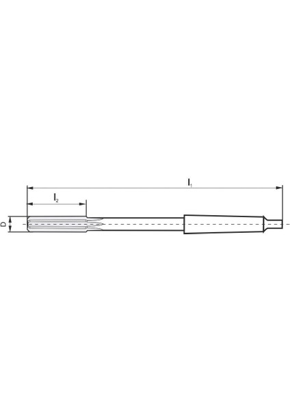 17MM Iat DIN208B Mors Konik Saplı Makina Raybası fiyatları