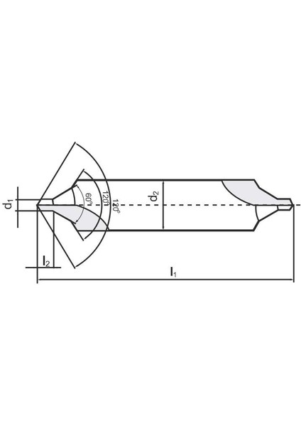 2,50MM Iat DIN333B Hss Punta Matkabı