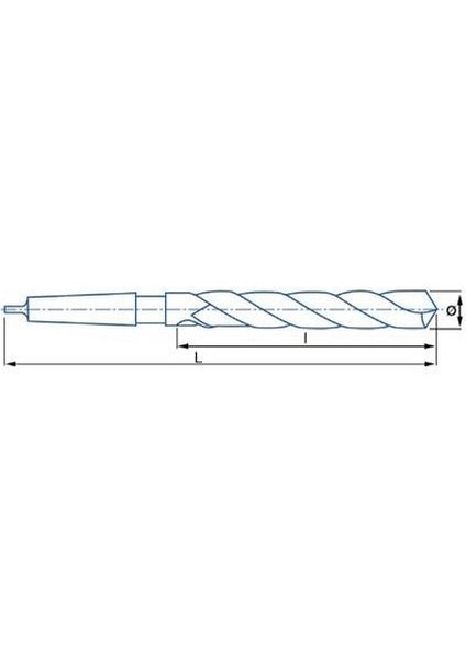 22,50MM Iat DIN345 Hss Co5 Kobaltlı Konik Matkap Ucu