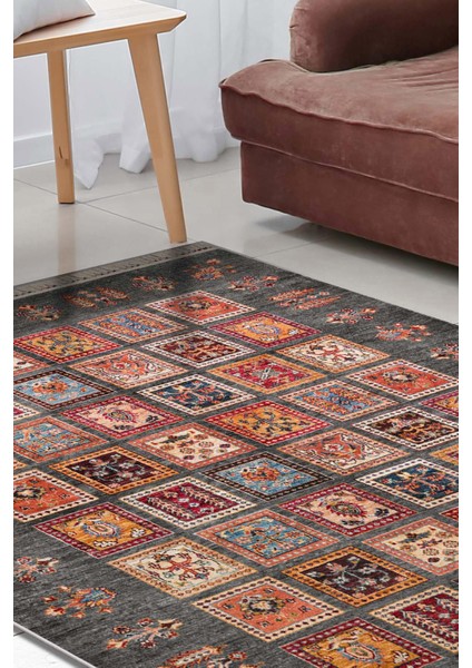 Home Binbirgece Pamuk Taban Yıkanabilir Dijital Baskılı Halı