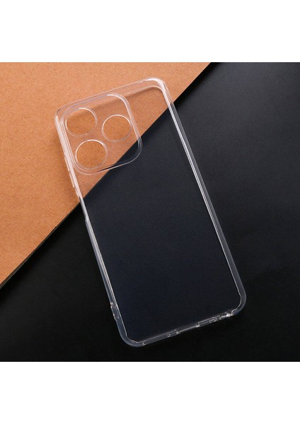 Tecno Spark 10C Şeffaf Kılıf Yumuşak Ince Tasarımlı Kapak (Süper)