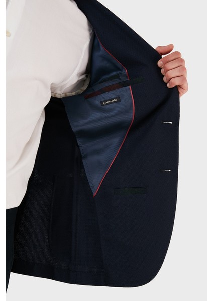 Yün ve Pamuk Karışımlı Blazer Ceket Erkek Ceket ZOX2111G517Y1161531C88