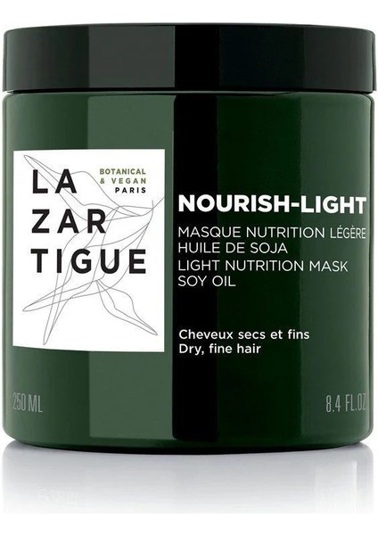 Nourish Besleyici Vegan Saç Maskesi 250 ml - Kalın Telli Saçlar Için
