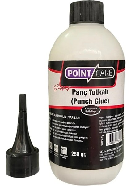 Point Care Panç Tutkalı,2 Adet 250 Gr, Şeffaf Yapıştırıcı, Punch Tutkalı