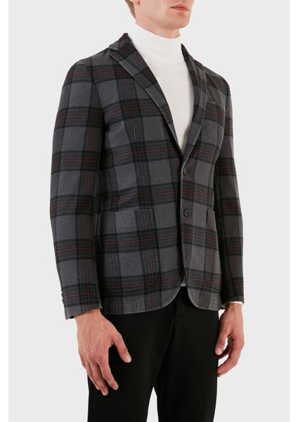 Ekoseli Blazer Ceket Erkek Ceket ZOX1910G807TW151634C98 fırsatları