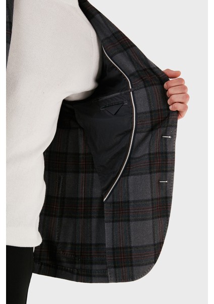 Ekoseli Blazer Ceket Erkek Ceket ZOX1910G807TW151634C98 indirimleri