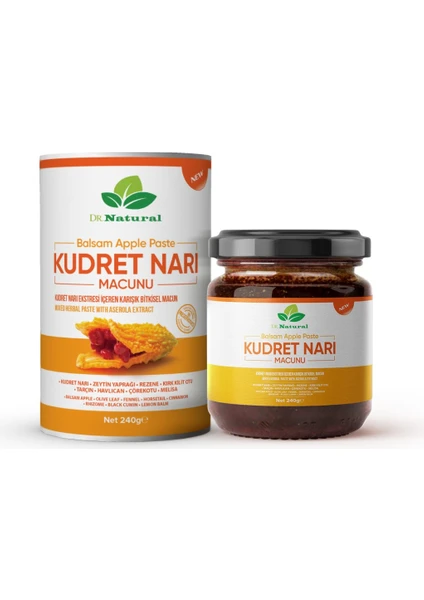 Dr. Natural Kudret Narı Macunu Bal Keçiboynuzu Bitki Karışımlı Bitter Melon Macun 240 gr