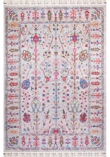 Kilim Desenli Pamuk Taban Dijital Baskılı Halı