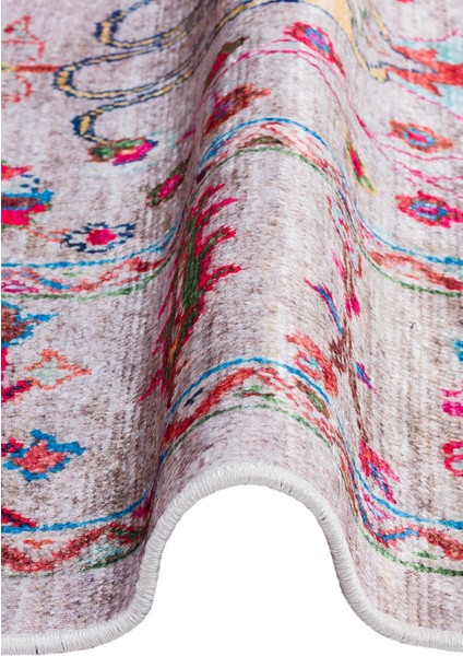 Kilim Desenli Pamuk Taban Dijital Baskılı Halı