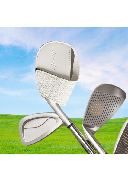 Sporcu Hediye Golf Eğitimi Beyaz Için Demir Koruyucu Kılıf Için Golf Kafa Kapakları (Yurt Dışından) modelleri