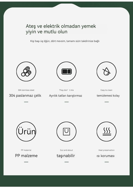 Kendinden Isıtmalı Yemek Kabı Isıtma Çantası Özel Isıtma Yemek Kabı (Yurt Dışından) indirimleri