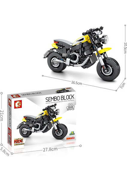 Montaj Oyuncak Motosiklet Modeli Çocuk Hediye (Yurt Dışından)