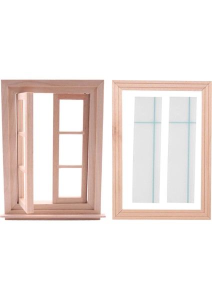 1:12 Minyatür Çift Pencere Ahşap 6 Panel Çerçeve ve Cam Plaka Bebek Evi Diy Çift Pencere Aksesuarları Bebek Için Seramik Karo (Yurt Dışından) fırsatları