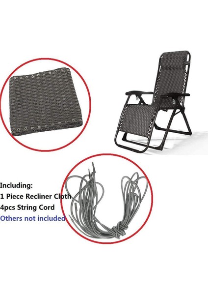 Yard Garden Beach Için Elastik Kordonlu Yatar Kumaş, Nefes Alabilen Dayanıklı Sandalye Değiştirme Kumaşı, Gösterildiği Gibi (Yurt Dışından) modelleri