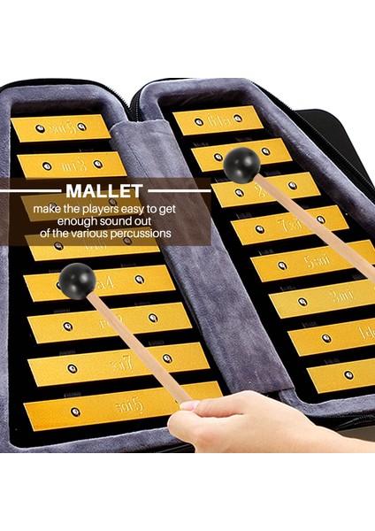 Adet Yumuşak Kauçuk Kafa Sopa Ahşap Saplı Çan Tokmaklar Glockenspiel Ksilofon Çan Müzik Aletleri Parçaları Siyah (Yurt Dışından) modelleri