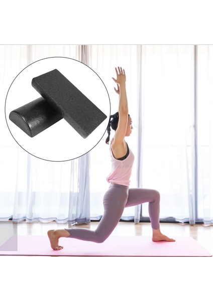 1 Çift 30CM Yarım Yuvarlak Köpük Rulo Yoga Spor Fitness Ekipmanları Denge Pedi Yoga Blokları (Yurt Dışından)