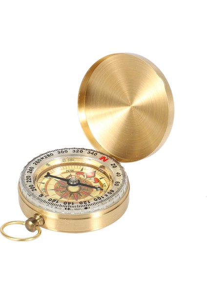 Klasik Pirinç Cep Saati Tarzı Kamp Pusula (Yurt Dışından) fırsatları