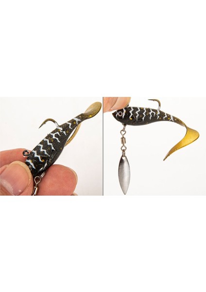 Yumuşak Swimbait Kürek Kuyruk Cazibesi Yumuşak Bas Yem Kürek Kuyruk Yüzmek Yem Bas Alabalık Walleye Crappie (Yurt Dışından)